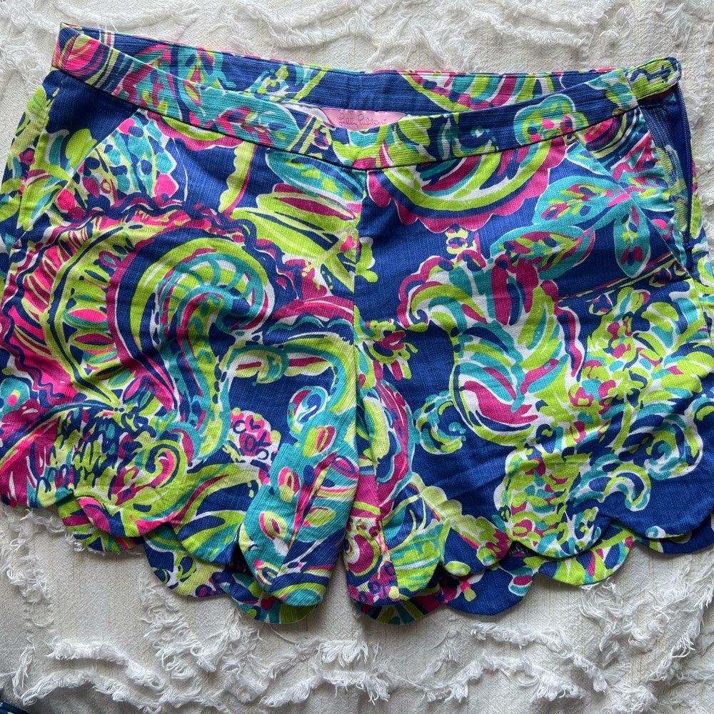 LILLY PULITZER Magnolia Buttercup Shorts Size0